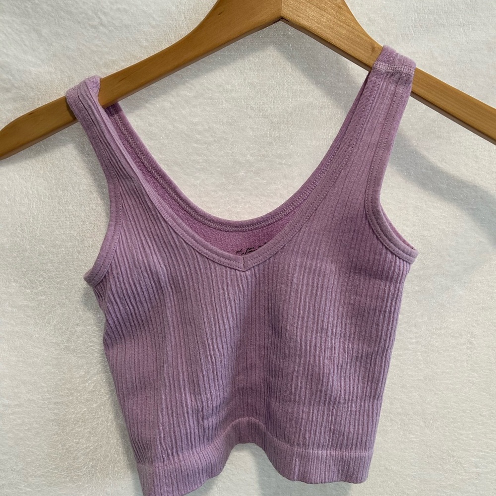 Urban Outfitters Lavender Ribbed Tank Top